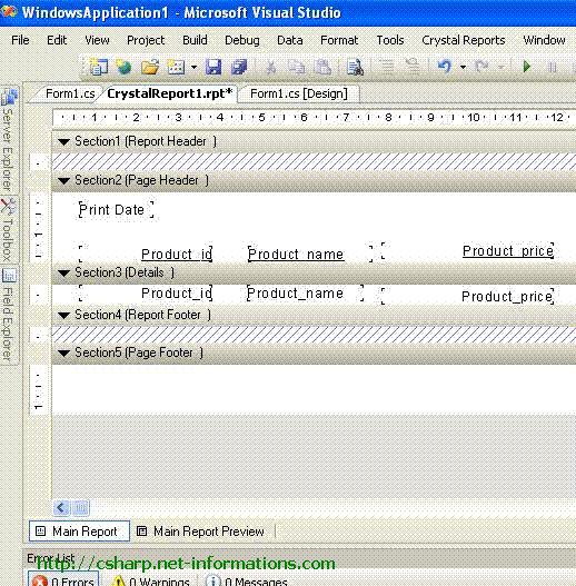 csharp-crystal-report-designer-window