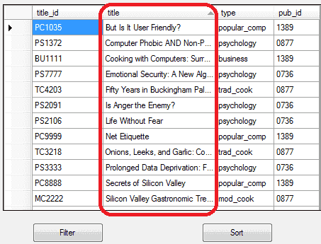 how to datgridview sort in c#