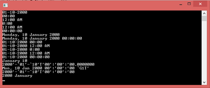 Datetime Format In C JWord 