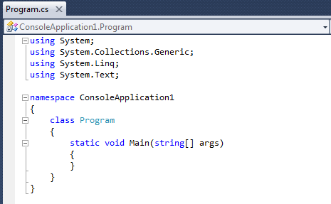 What is Console Application in C#