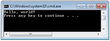 Why is the console window closing immediately without displaying my output